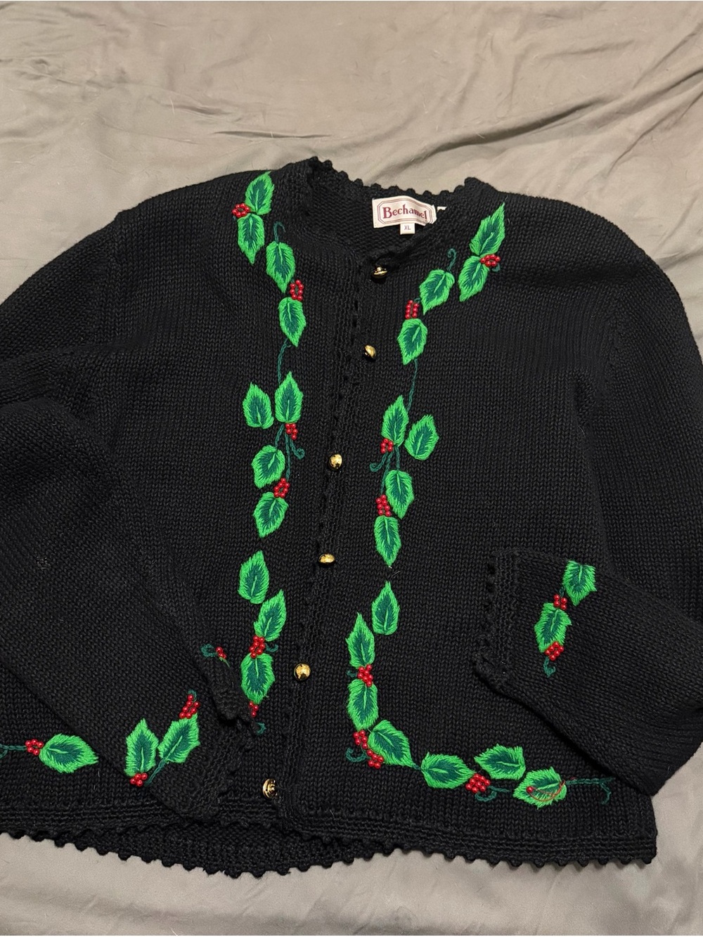 Vintage Béchamel embroidered cardigan